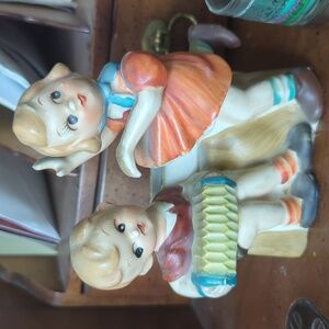 Vtg 1956 L&M Porcelain Wall Pocket